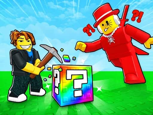 Break a Lucky Blocks: Catch Brainrots game thumbnail